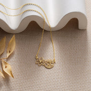 Birthflower Cut Out Necklace I - Lyphiyes